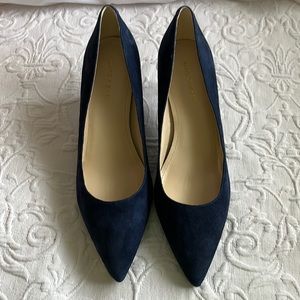 Marc Fisher 9M Blue Suede Aloha Pumps New Never Worn